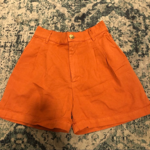 Big Bud Press XXS Burnt Orange Trouser Shorts - Picture 1 of 3